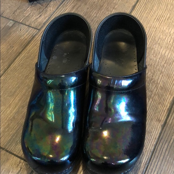 Dansko Shoes - Oil slick Dansko shoes